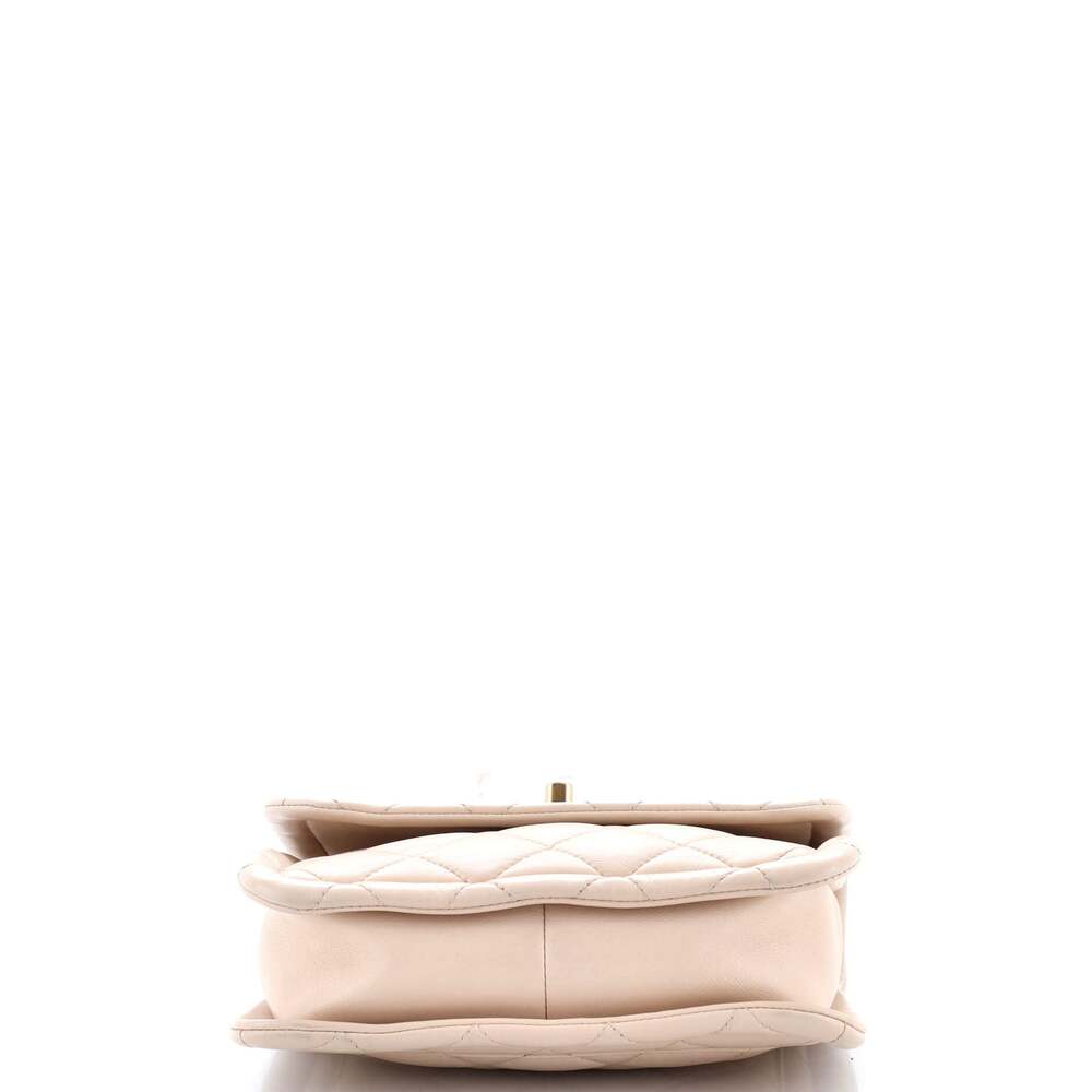 Chanel Button On Top Flap Bag Quilted #254522C33B - Picture 4 of 6